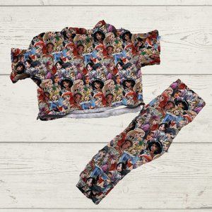 Boutique Disney Princess Legging and Top Set